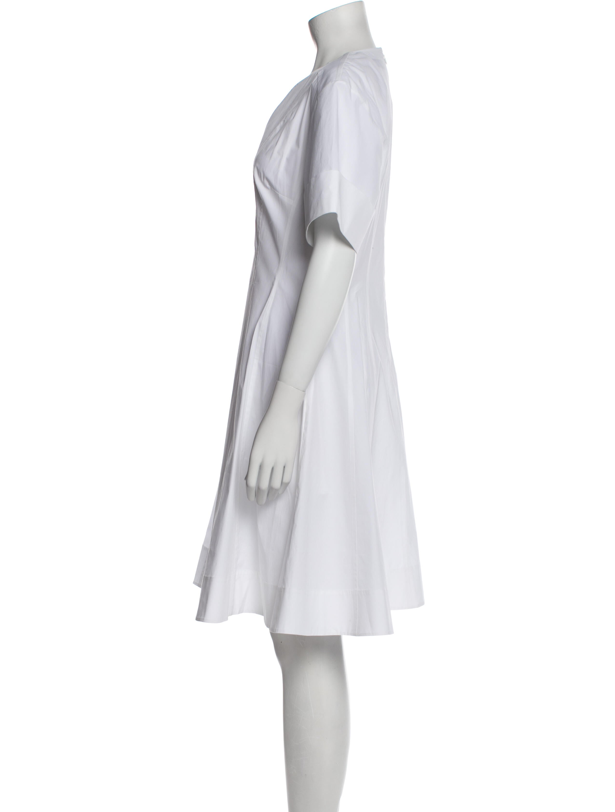 CÂLLAS MILANO Crew Neck Knee-Length Dress